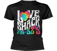 DONG-XIANG The B-52s Love Shack T-Shirt T-Shirt Black 3XL