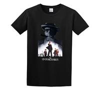 DONG-XIANG The Untouchables Movie Thin Young Chest Printing Long Sleeves T-Shirt Black XXL