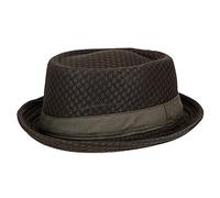 DongBao Chapeau Fedora Chapeau de Jazz Chapeau Trilby Pliable Style Rétro à Bords Roulés - Femme Homme