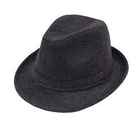 DongBao Femmes Hommes Fedora Chapeau Large Bord Classique Jazz Trilby Feutre Cap