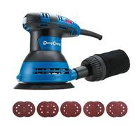 DongCheng Ponceuse excentrique 300 W, 125 mm, 6 vitesses