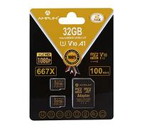 Dongchunxi 2 Pack 32GB Micro SD SDHC Memory Card Plus Adapter (Class 10 U1 UHS-I V10 A1 Pro MicroSD HC) 2X 32 GB Ultra High Speed 667X 100MB/s UHS-1. Cell Phone, Tablet, Camera TF MicroSDHC Flash