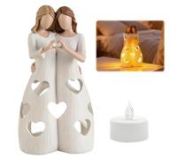 Dongcill My Sisters Figurines de sœurs peintes à la main - Figurines de sœur - Cadeaux pour sœurs - Figurine de sœur peinte à la main - Cadeau pour Noël et anniversaire