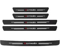 DONGDONG 5 Pièces Protection Seuil de Porte de Voiture pour Citroen C4 L Sedan 2016-2018, Anti-Dirty Antidérapan Résistant Aux Rayures Pièces de Voiture