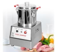DongDongQiang Coupe-Légumes Professionnel Électrique en Acier Inoxydable 5L