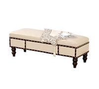 DONGGANSHI Banc à Chaussures Changement Tabouret Canapé Tabouret de Lit Magasin de Chaussures Banc de Chaussures d'essai Tabouret Long Tabouret de Rangement pour Entrée, Salon, Magasin de Vêtements
