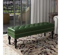 DONGGANSHI Banc à Chaussures pour Changement, Tabouret de Canapé, Tabouret de Lit Boutique de Chaussures, Banc de Chaussures d'essai, Tabouret Long pour Entrée, Magasin de Vêtements (Color : Dark
