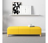 DONGGANSHI Banc de chaussures à changer, tabouret canapé, tabouret d'extrémité de lit, magasin de chaussures, banc de chaussures de test, tabouret long pour entrée magasin de vêtements (couleur : A,