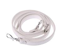 dongguan NUEEUDD Sac à bandoulière Sangle 1 pièce 120 cm PU Sac à bandoulière en Cuir poignée Bricolage Sac à Main Sangle Sacs à Main Ceintures Sangle Sacs Accessoire Blanc Argent