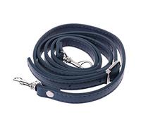 dongguan NUEEUDD Sac à bandoulière Sangle 1 pièce 120 cm PU Sac à bandoulière en Cuir poignée Bricolage Sac à Main Sangle Sacs à Main Ceintures Sangle Sacs Accessoire Bleu foncé Argent
