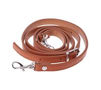 dongguan NUEEUDD Sac à bandoulière Sangle 1 pièce 120 cm PU Sac à bandoulière en Cuir poignée Bricolage Sac à Main Sangle Sacs à Main Ceintures Sangle Sacs Accessoire Brun Argent