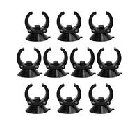 DONGKER 10 PCS Ventouses Chauffantes pour Aquarium, Lampe de Plongée Ventouse Gel de Silice Ventouse avec Clips pour Fish Tank