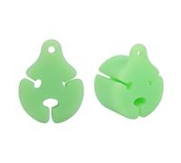 DONGKER 2 Pièces Boules Fixes de Canne a Pêche,Reliure de Canne a Pêche en Silicone pour Protecteurs de Canne a Pêche