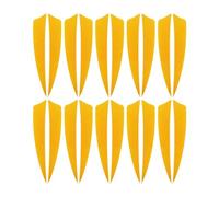 DONGKER 20pcs Tir a l'arc Fletchings,4 "Flèches Plume de Dinde Fletching pour la Chasse Au Tir a la Cible