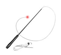 DONGKER Baguette de Jeu LED pour Chat,Jouet Extensible avec Lumière LED Rouge et Poignée Antidérapante,pour Que Votre Chaton S'amuse et Fasse de l'exercice