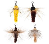 DONGKER Baguette de Rechange pour Jouet pour Chat,3/4/5 Pièces,Recharge de Jouet en Plumes avec Clochettes pour Canne a Pêche Teaser pour Chat (Cannes Non Incluses)