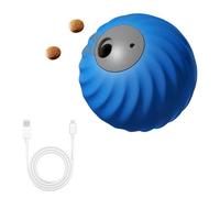 DONGKER Balle d'alimentation pour Chien,Jouet Interactif Électrique a 2 Modes,avec Trou de Distribution de Nourriture pour Chiens et Chats,Entraînement Quotidien