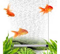 DONGKER Bande de Bulles d'air pour Aquarium,Diffuseur d'air Silencieux avec Connecteur Vertical en Acier Inoxydable pour Aquariums d'eau Douce de Petite et Moyenne Taille