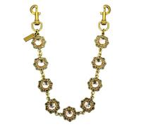 DONGKER Bijou de Sac,Chaîne de Sac en Strass en Forme de Fleur pour Femmes et Hommes,Sacs a Main,Vêtements,Bricolage