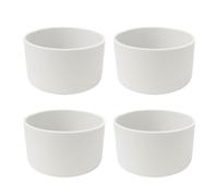 DONGKER Botte de Tasse 4 Pièces,Couvercle de Manchon de Bouteille Antidérapant en Silicone pour Tasse de Bouteille d'eau de 12 À 64OZ