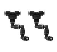 DONGKER Buses de brumisation pour reptiles, 1/2 pièces réglable à 360 ° pour reptiles - Buse de pulvérisation de 6,35 mm pour serre tropicale, réservoir de refroidissement pour animaux domestiques