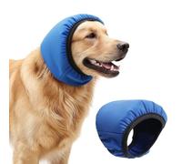 DONGKER Cache-Oreilles pour Chien,Protection Auditive Imperméable pour Animaux de Compagnie,Capuche Apaisante et Ajustable pour Le Toilettage,Bain,Natation,Orages,Feux d'artifice et Le Séchage Forcé