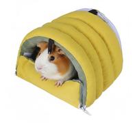 DONGKER Cachette pour Cobayes,Lit Lavable pour Hamsters,Lapins Nains,Chinchillas,Furets,Hérissons,Dragons Barbus,Rats et Autres Petits Animaux