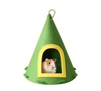 DONGKER Cachette pour Cobayes,Lit Suspendu Amovible pour Hamsters avec Crochet Métallique Supérieur pour Hamsters,Lapins Nains,Chinchillas,Furets et Hérissons