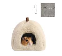 DONGKER Cachette pour Lapin,Lit pour Cochon d'Inde avec Coussins Amovibles Lavables et Fond Antidérapant pour Cochons d'Inde,Hamsters,Hérissons,Furets et Autres Petits Animaux