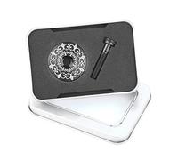 DONGKER Capuchon Supérieur de Potence de Vélo,Bouchons de Tige Supérieure avec Boulons en Alliage de Titane pour VTT Vélo de Route