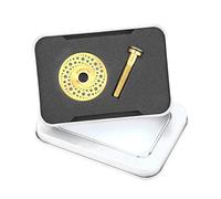 DONGKER Capuchon Supérieur de Potence de Vélo,Bouchons de Tige Supérieure avec Boulons en Alliage de Titane pour VTT Vélo de Route