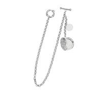 DONGKER Chaîne de Montre de Poche,Pendentif Médaillon Détachable de Style Antique de 30 Cm,pour Homme,Costume,Gilet,Chemise