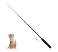 DONGKER Chat Teaser Wand,Jouet de Canne a Pêche Rétractable pour Chaton pour Chat Chaton Réduire L'ennui (n'inclut Pas Le Remplacement)