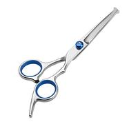 DONGKER Ciseaux de Toilettage pour Animaux de Compagnie,Ciseaux de Coupe de Poils d'animaux en Acier Inoxydable de 6,6'' avec Pointes Rondes de Sécurité pour Chiens Chats