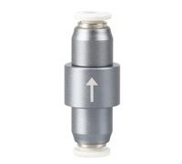 DONGKER Clapet Anti-Retour pour Aquarium,Clapet Anti-Retour CO2 Unidirectionnel,Raccordant Un Tube CO2 de 6 Mm de Diamètre Extérieur X 4 Mm de Diamètre Intérieur pour Diffuseur de CO2 D'aquarium