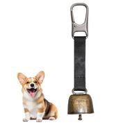 DONGKER Cloche de Repérage pour Chien,Cloche Vintage Extra Forte a Suspendre avec Boucle a Dégagement Rapide pour Vaches,Moutons,Chevaux,Chiens et Chats