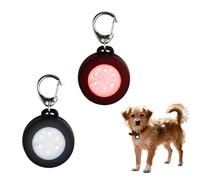 DONGKER Collier Lumineux LED pour Chien,Lot de 2,Etanche IP67,Rechargeable par USB,avec Clip Lumineux pour Animaux de Compagnie,pour les Promenades Nocturnes,Course,Camping et L'escalade