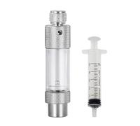 DONGKER Compteur de Bulles de CO2,Régulateur de CO2 D'aquarium en Alliage D'aluminium pour Plupart des Systèmes de CO2