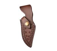 DONGKER Étui a Couteau en Cuir,Etui a Couteau Droit en Cuir de 6,3 Pouces,avec Boucle de Ceinture,pour Couteau de Longueur de Lame de 7,5 cm et de Largeur de 3,5 Cm