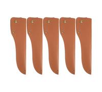 DONGKER Étui a Couteaux en Cuir,5 Pièces Pochette a Couteaux de 8" avec Boucle de Ceinture pour Couteaux a Filet et a Désosser de 6 a 8 Pouces pour la Pêche en Plein Air (sans Lames)