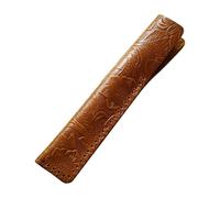 DONGKER Étui a Stylo en Cuir,Étui a Crayons Vintage pour École de Bureau Jusqu'à 1 Stylo