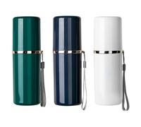 DONGKER Étui de Voyage pour Brosse a Dents,2/3 Pièces Étui Détachable pour Brosse a Dents,Etui Étanche pour Voyage,Salle de Sport,Camping,Salle de Bain,Utilisation Quotidienne