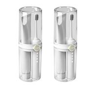 DONGKER Étui de Voyage pour Brosse a Dents,2 Pièces Porte-Brosse a Dents de Voyage Étanche et Respirant pour Voyage,Camping,Voyage d'affaires,Salle de Sport,Utilisation Quotidienne