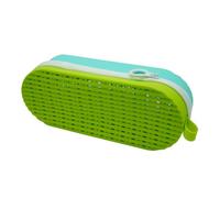 DONGKER Étui pour Lunettes de Natation,Etuis de Protection pour Lunettes en Silicone avec Trous de Drainage et Trou de Suspension pour Lunettes de Natation