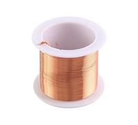 DONGKER Fil Cuivre émaillé, 0,8 mm x10 m Bobine pour Enroulement d'inducteurs de Transformateurs, Connexion et Soudage