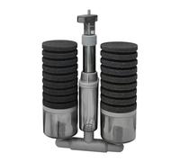 DONGKER Filtre a Éponge Double pour Aquarium,Eponges Filtrantes Biochimiques pour l'augmentation et Le Cycle de L'oxygène dans L'aquarium