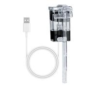 DONGKER Filtre d'aquarium à suspendre, USB 3 en 1, filtres de filtration d'oxygénation avec système de filtration en cascade, débit réglable de 250 l/h, pour réservoir d'eau douce et salée jusqu'à 10