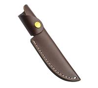 DONGKER Gaine de Couteau en Cuir, Etui Droit de 17,5 cm, Housse Vintage Avec Boucle de Ceinture Pour Protéger