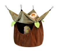 DONGKER Hamac de Cochon d'Inde,Lit de Hamac de Hamster de Rat de Furet Suspendu a Double Couche pour Animal de Compagnie Cochon d'Inde Chinchilla Perroquet