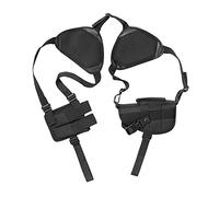 DONGKER Holster Epaule,Pistolet Holster Vertical,Etui de Pistolet sous Les Bras Vertical Sangle Réglable pour Entraînement Tactique en Plein Air